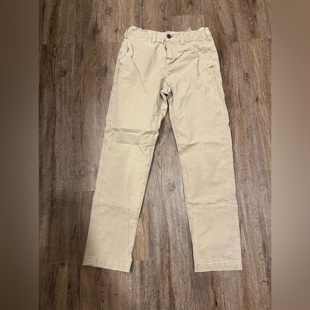 American Eagle Outfitters Men's Khaki Chinos Original Straight